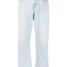 1999 cropped straight-leg jeans