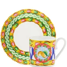 Набор для эспрессо с геометричным узором