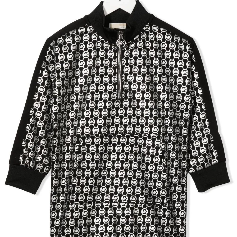 Платье-толстовка с логотипом