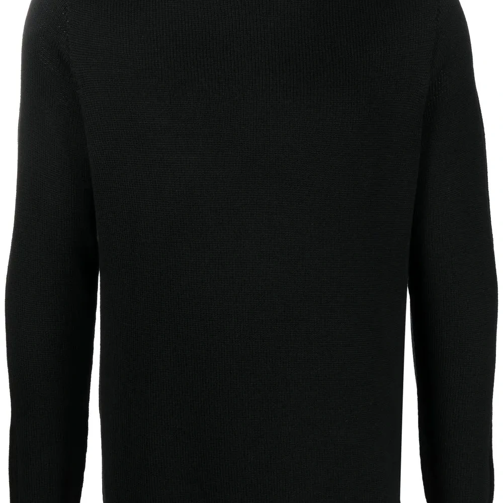 Джемпер с отделкой в рубчик