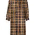 Клетчатое пальто Urdu с бахромой