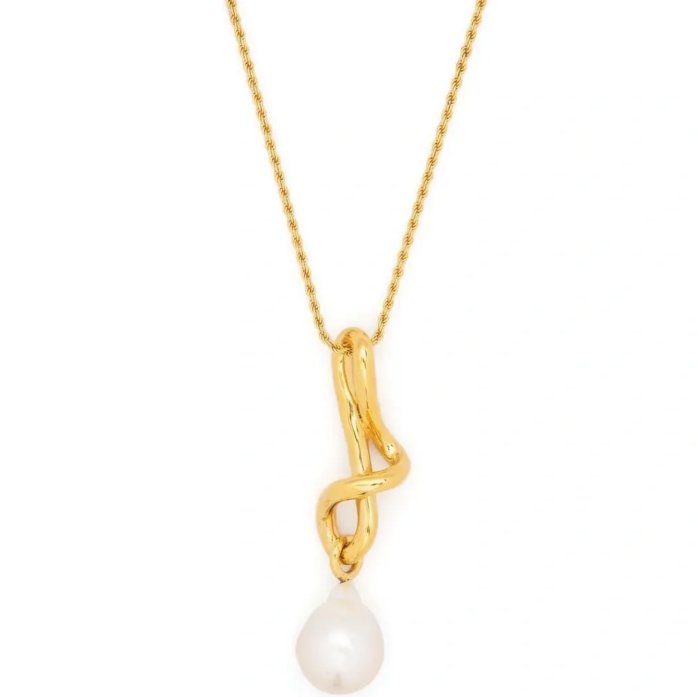 Колье Molten Knot Pearl Drop