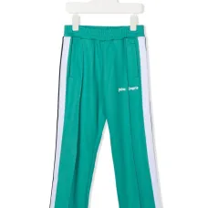 Спортивные брюки с лампасами и логотипом