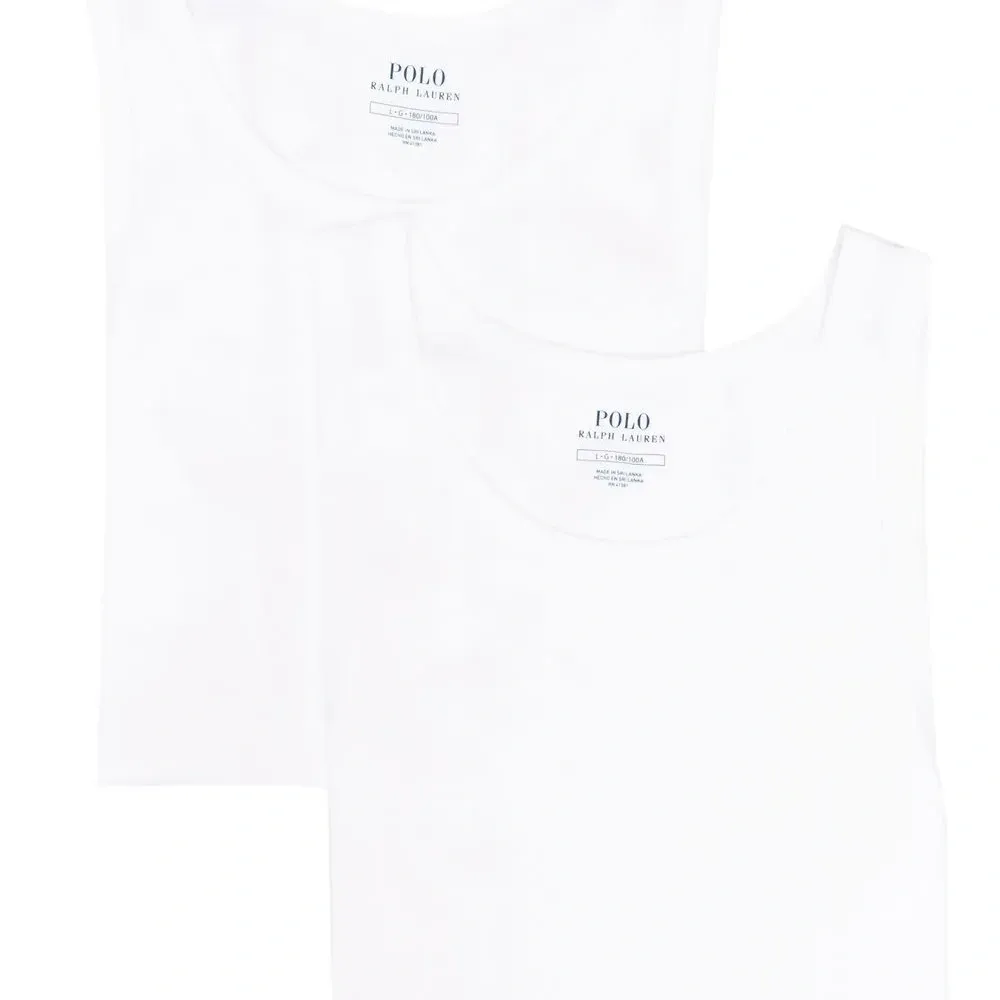 Комплект из двух топов с вышитым логотипом