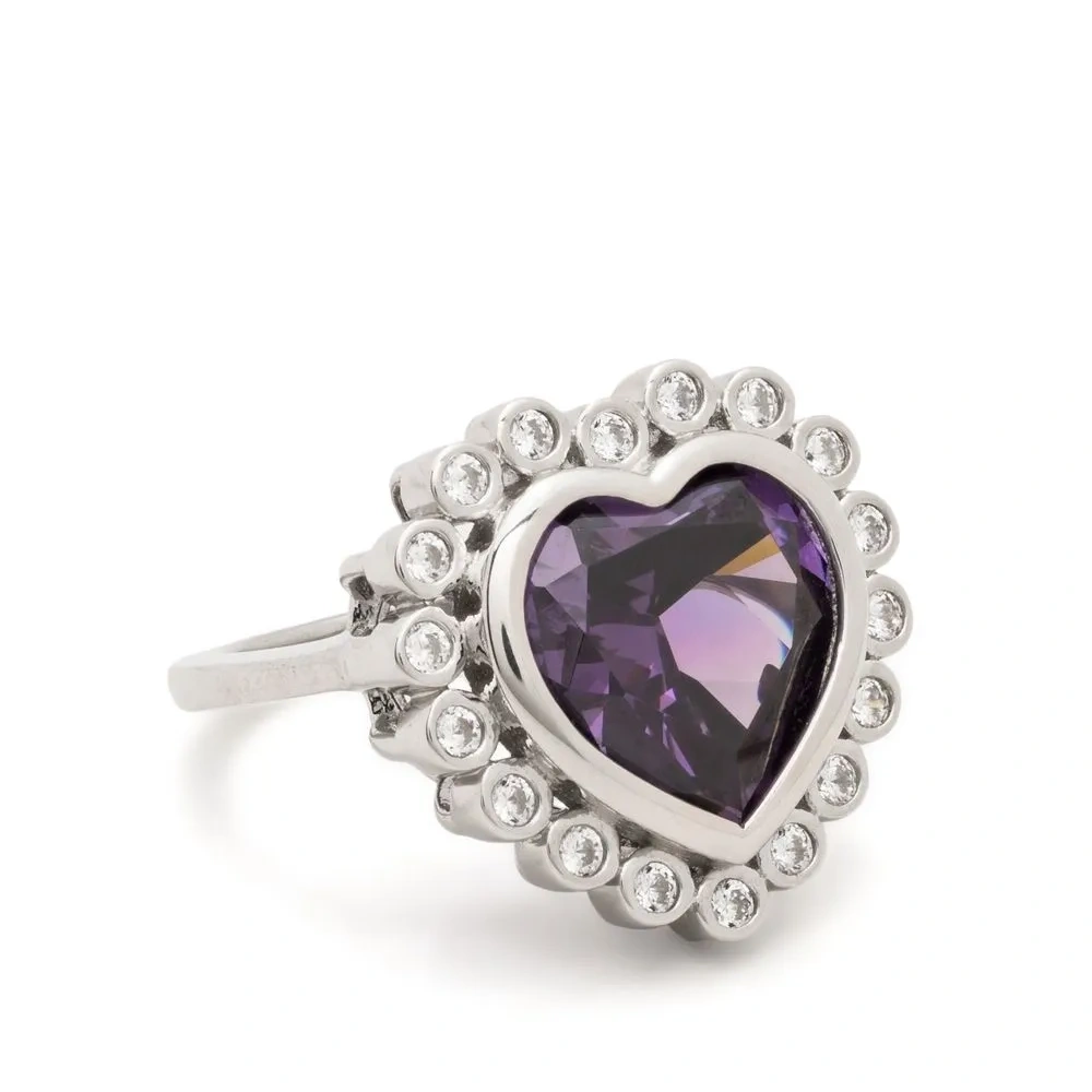 Серебряное кольцо Heart