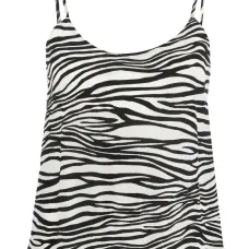 топ с зебровым принтом