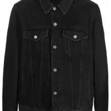 Джинсовая куртка с нашивкой-логотипом