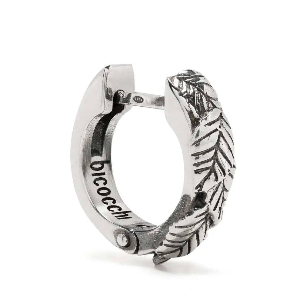 Серьга-кольцо с подвеской