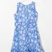 Платье миди с цветочным принтом