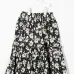 Расклешенная юбка миди с цветочным принтом