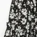 Расклешенная юбка миди с цветочным принтом