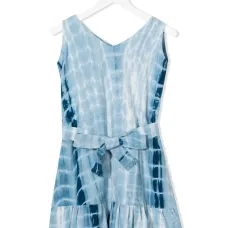 Платье мини с принтом тай-дай