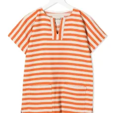 Платье в полоску с кисточками