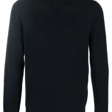 Джемпер из необработанной шерсти с высоким воротником