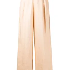 Широкие брюки со складками