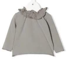 Топ с длинными рукавами и сборками