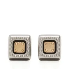 Двухцветные серьги