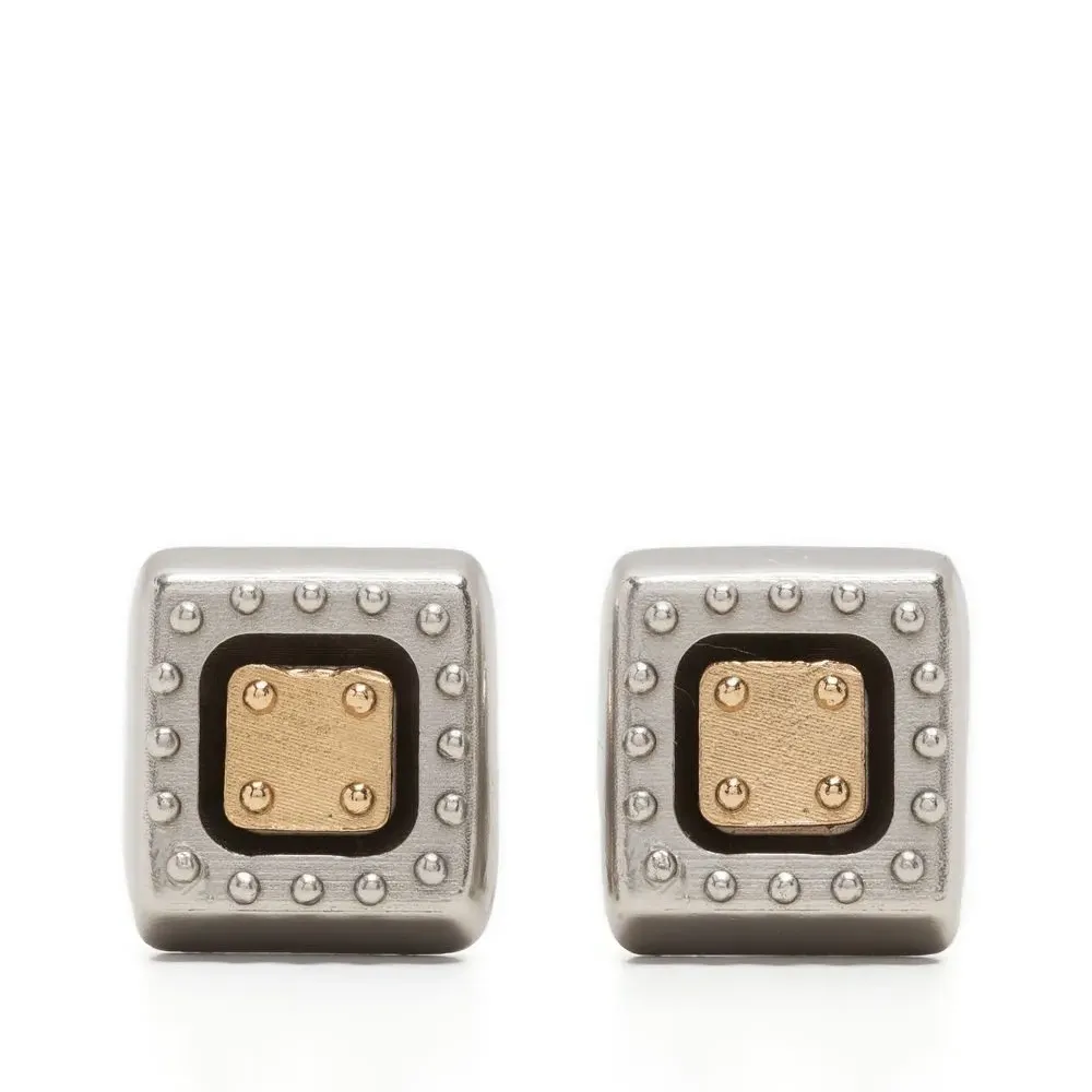 Двухцветные серьги