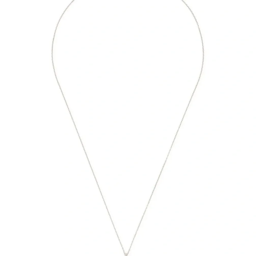 Серебряное колье с подвеской P