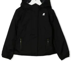 Пуховик на молнии с логотипом