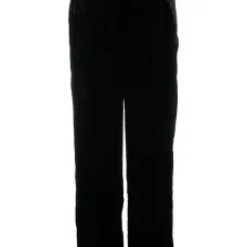 Бархатные брюки прямого кроя