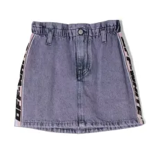 Джинсовая юбка с логотипом Джинсовая юбка с логотипом