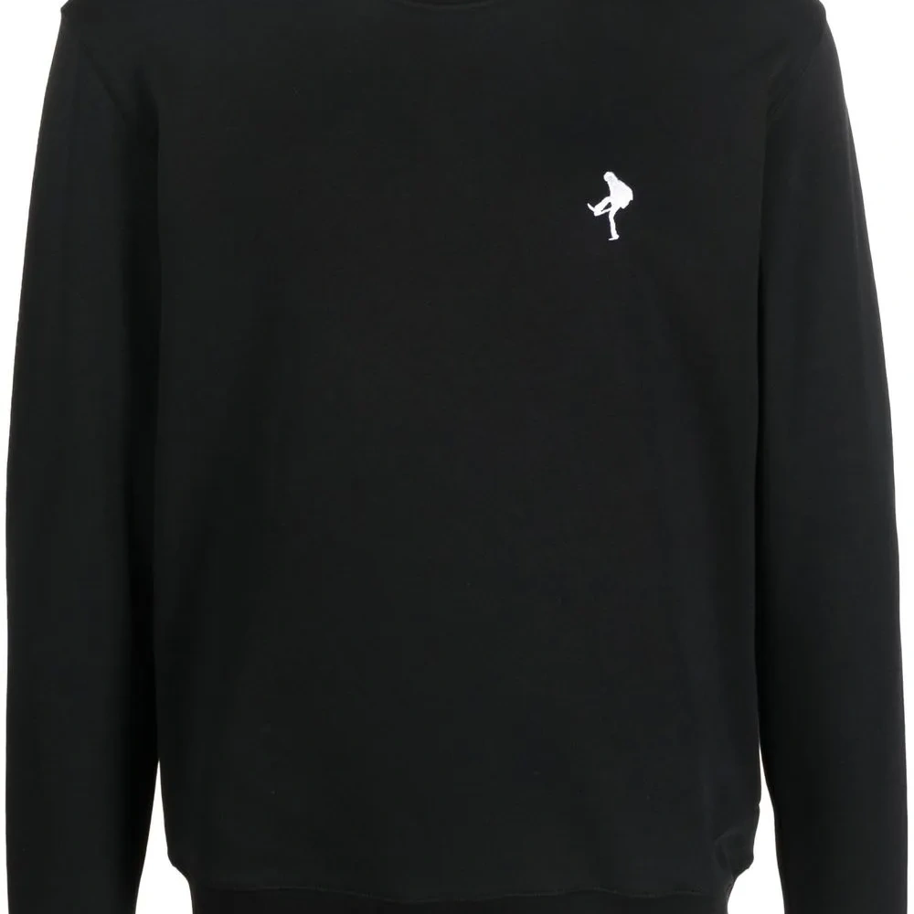 Футболка с принтом и длинными рукавами