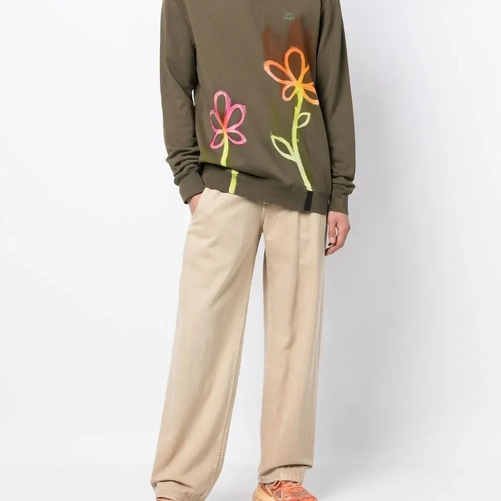 Футболка с длинными рукавами и графичным принтом