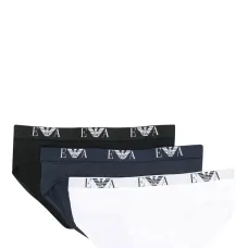 Комплект из трех трусов-брифов с логотипом