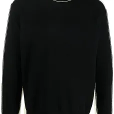 Джемпер в стиле колор-блок с круглым вырезом Джемпер в стиле колор-блок с круглым вырезом