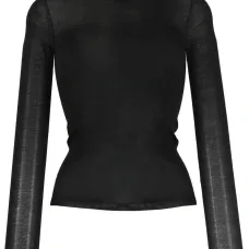 Полупрозрачный топ из шерсти мериноса