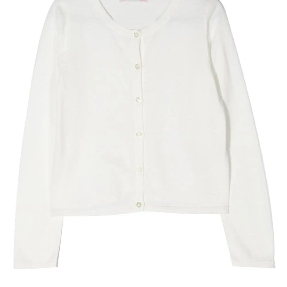 Кардиган с круглым вырезом