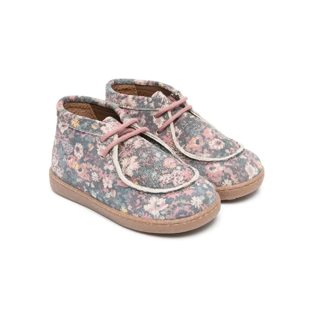 Ботинки с цветочным принтом