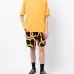 TEMPERA CROSS OVER T-SHIRT OCHER YELLOW