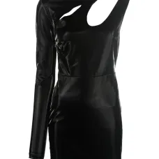 Короткое платье асимметричного кроя Короткое платье асимметричного кроя