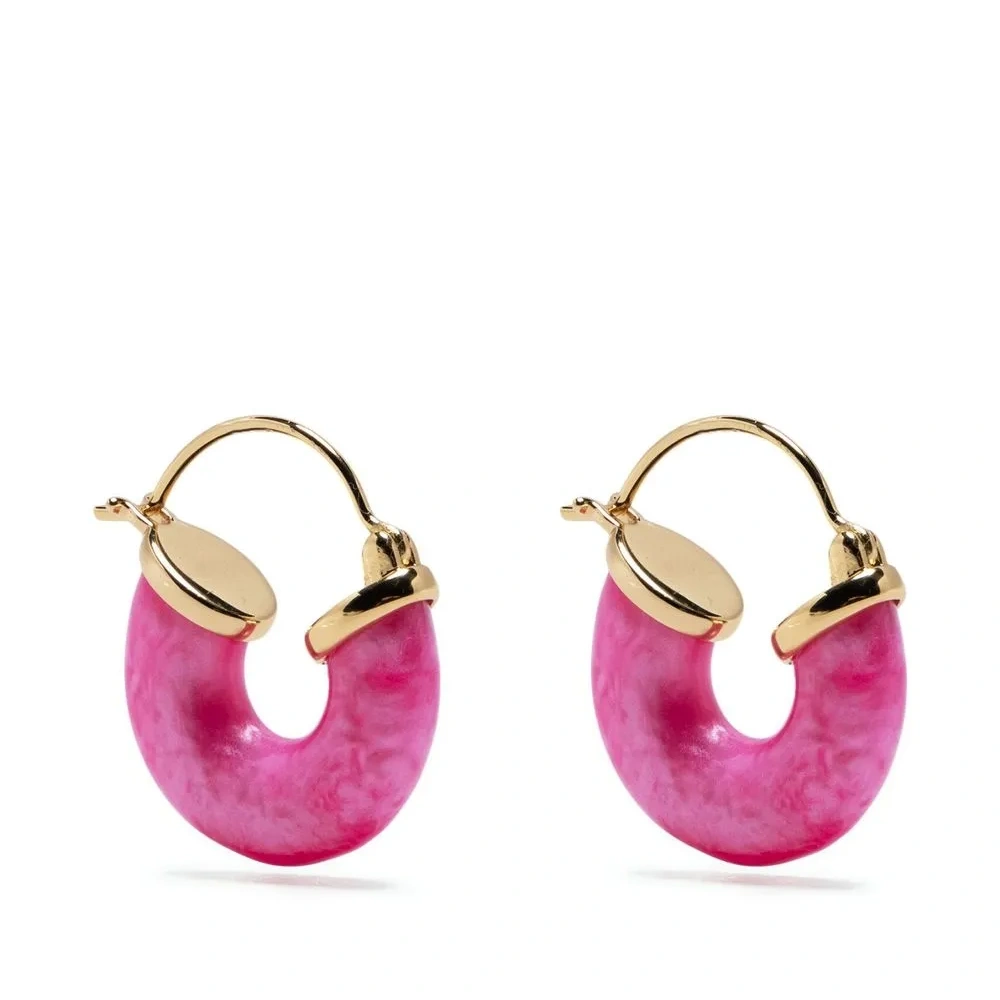 Серьги-подвески с камнями