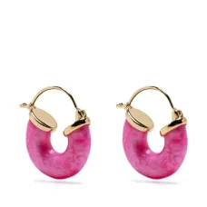 Серьги-подвески с камнями