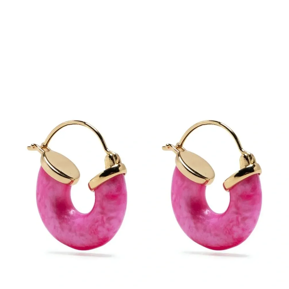 Серьги-подвески с камнями