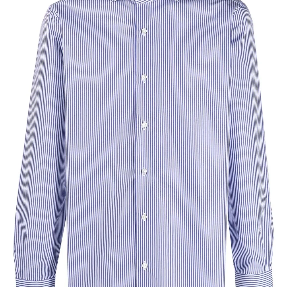 Рубашка в полоску с длинными рукавами