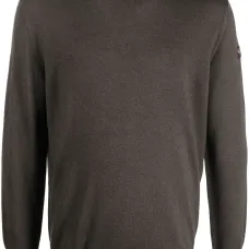 Джемпер из необработанной шерсти с круглым вырезом