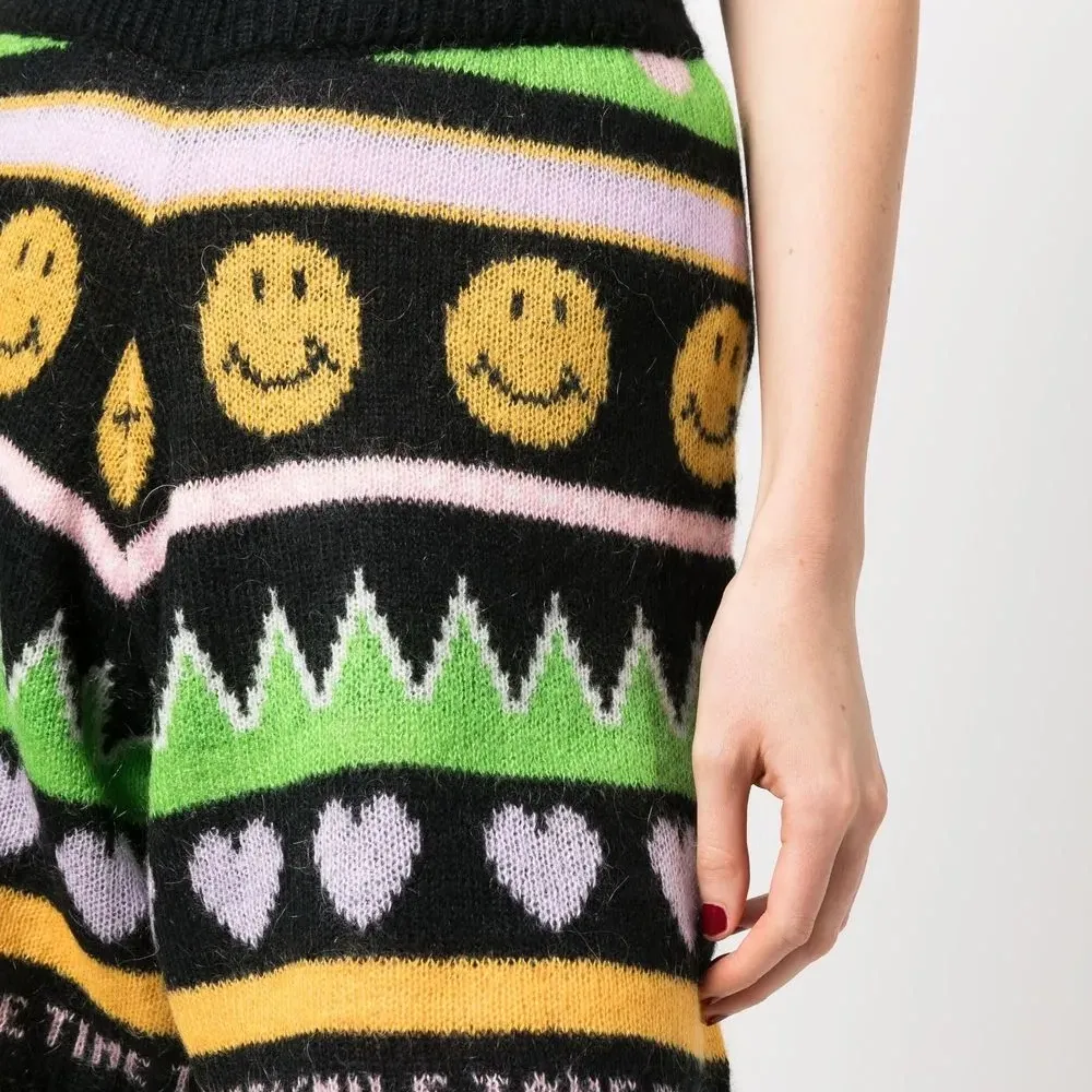 Трикотажные шорты с графичным принтом