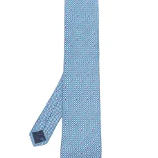 Шелковый галстук с вышивкой Gancini