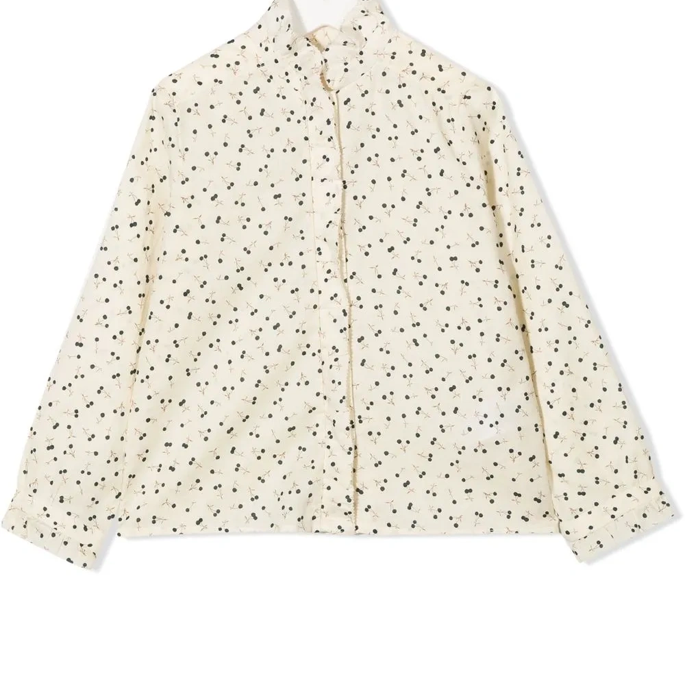 Рубашка из органического хлопка с принтом