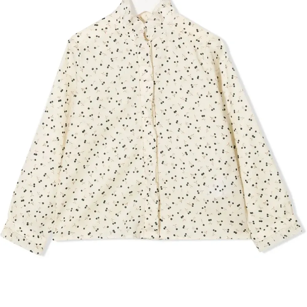 Рубашка из органического хлопка с принтом