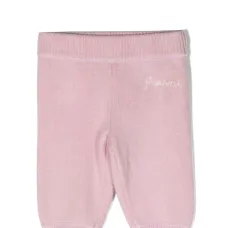 Брюки с вышитым логотипом