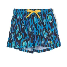 Плавки-шорты с леопардовым принтом