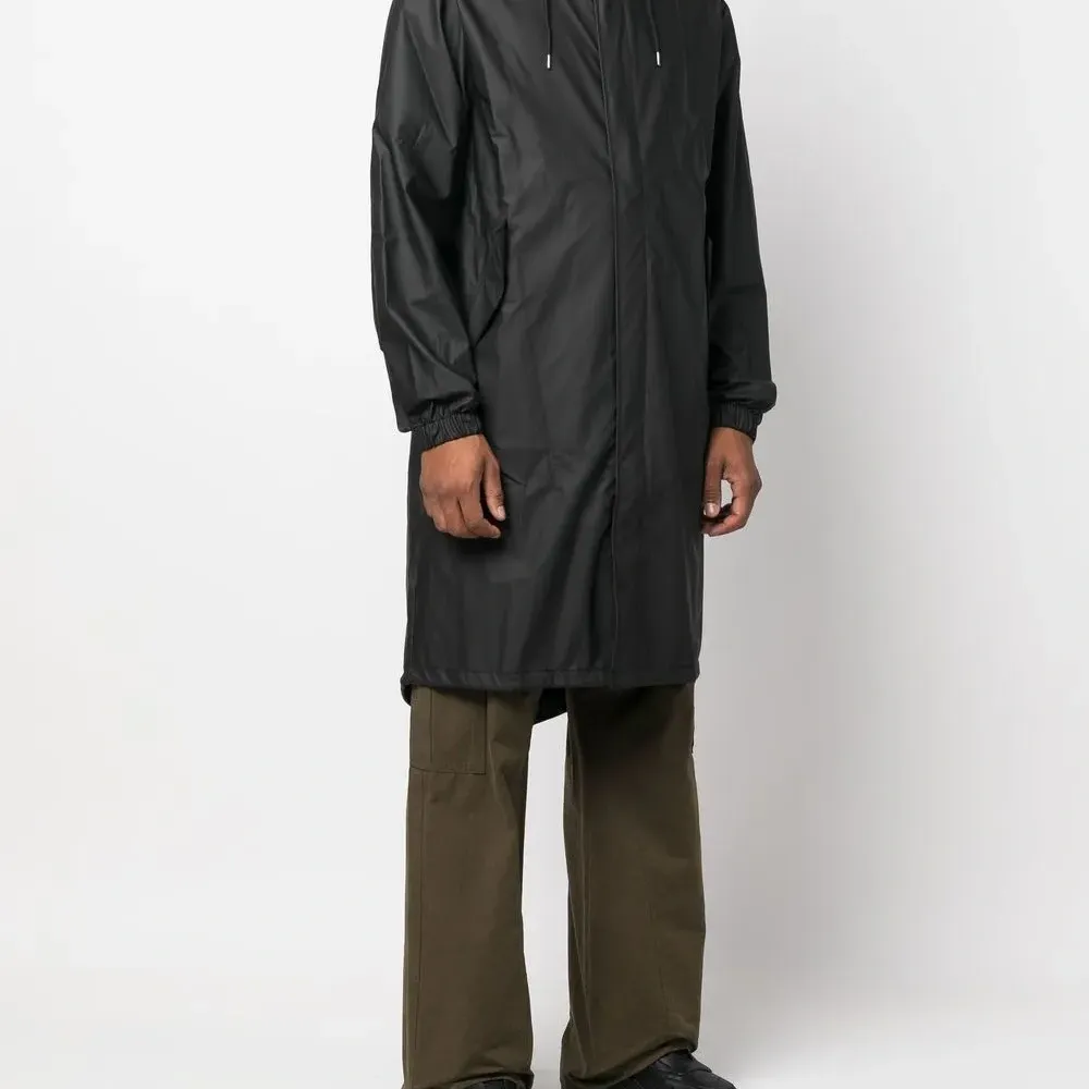 Плащ на молнии с капюшоном Плащ на молнии с капюшоном