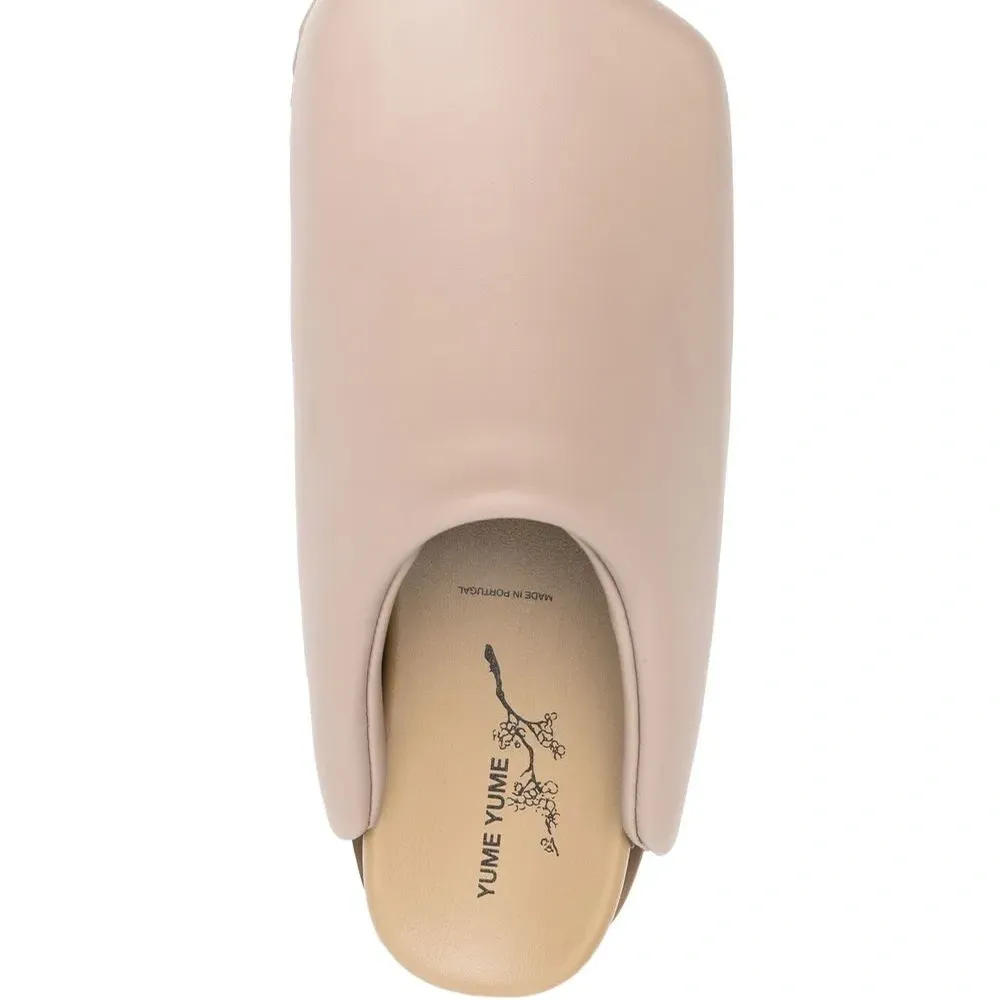 Мюли с квадратным носком