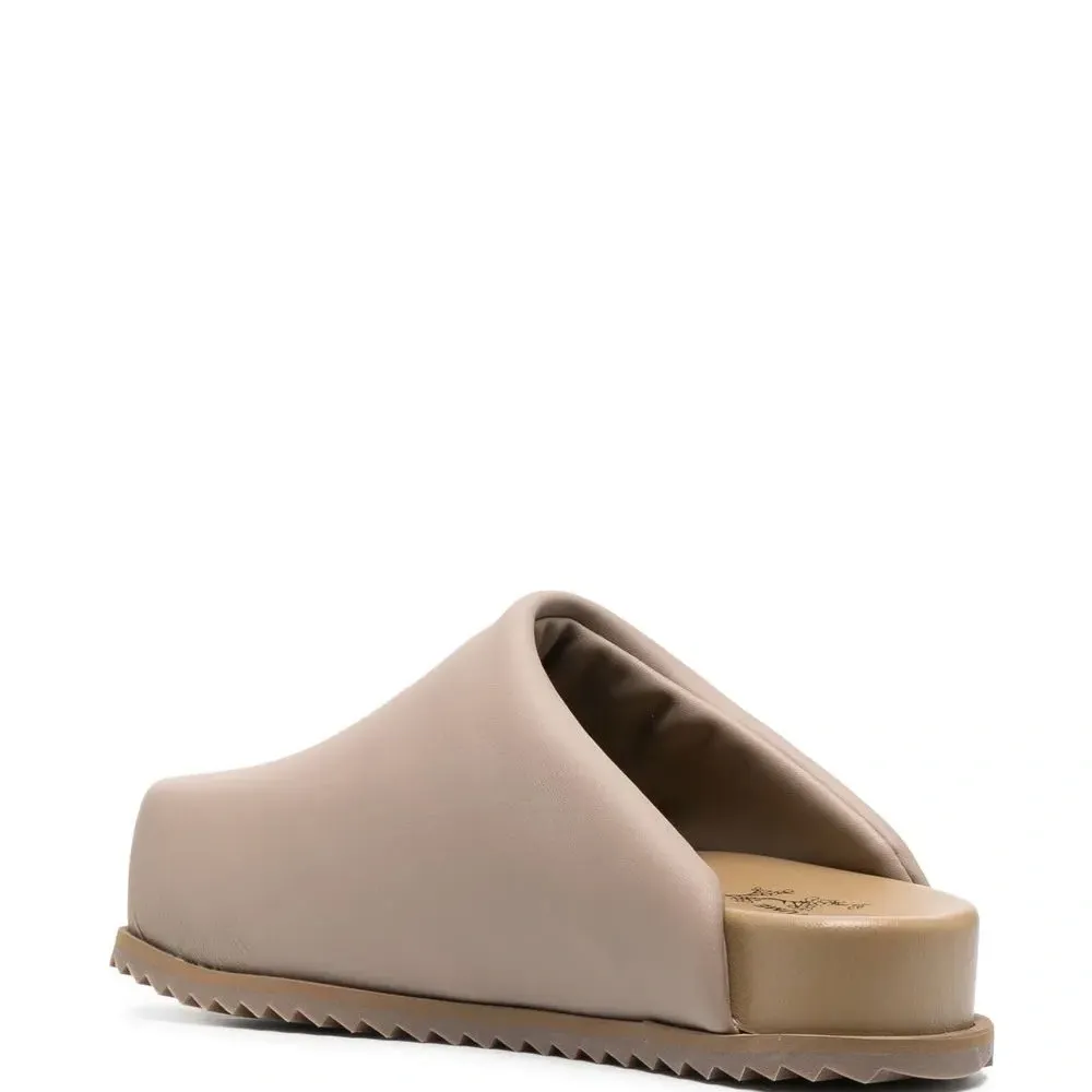 Мюли с квадратным носком