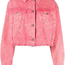 Джинсовая куртка с бахромой